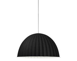 Muuto Under The Bell Ø82cm duża oryginalna czarna lampa sufitowa z filcu