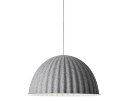 Muuto Under The Bell Ø82cm duża, oryginalna szara lampa wisząca z filcu