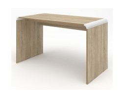 Biurko NORDIC&WHITE DSW130 kolor biały dąb sonoma