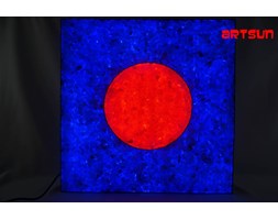 KINKIET z KRYSZTAŁÓW SOLI 40x40 cm LED RGB z PILOTEM SK82