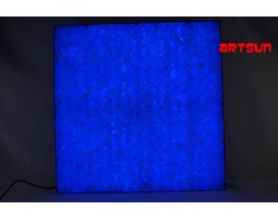 KINKIET z KRYSZTAŁÓW SOLI 30x30 cm LED RGB z PILOTEM SK85
