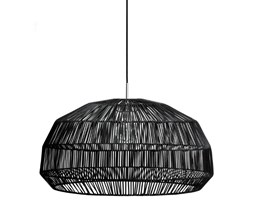 Ay illuminate Nama1 Ø72cm - czarna, rattanowa lampa wisząca