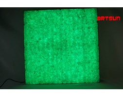 KINKIET z KRYSZTAŁÓW SOLI 40x40 cm LED RGB z PILOTEM SK84