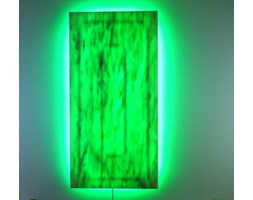 KINKIET LED RGB z MARMURU 60x30 cm z PILOTEM MP78