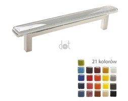 Szklany uchwyt jednokolorowy