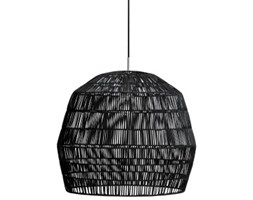 Ay illuminate Nama2 Ø58cm - czarna, rattanowa lampa wisząca