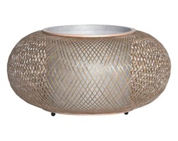Ay illuminate Al Shade Ø40cm, ażurowa stołowa z bambusa w kolorze naturalnym