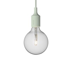 Muuto LED E27 miętowa silikonowa lampa sufitowa typu żarówka