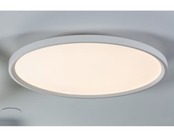 PP P UFO 50W WH PLAFON NOWOCZESNA LAMPA SUFITOWA NATYNKOWA LED 50W 3800lm=350W 3000K 60cm BIAŁY ŚCIEMNIALNY