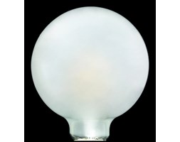 Żarówka dekoracyjna mrożone szkło DUŻA KULA 125mm LED 4/40W