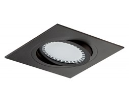 PP Design 611/1 OPRAWA HALOGENOWA LED WPUSZCZANA OCZKO REGULOWANA ALUMINIUM CZARNY ES111 QR111 AR111 GU10 G53