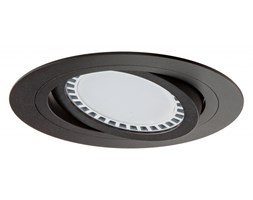 PP Design 612/1 OPRAWA HALOGENOWA LED WPUSZCZANA OCZKO REGULOWANA ALUMINIUM CZARNY ES111 QR111 AR111 GU10 G53