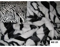 Koc akryl 160x210 ZEBRA