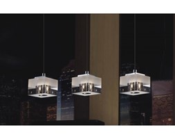LAMPA wisząca CUBRIC MD9216-3A Italux halogenowa OPRAWA szklana ZWIS listwa sufitowa KOSTKI box CUBE białe przezroczyste