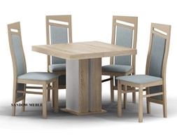 Zestaw stół Leon 90x90 do 225 cm + 4 krzesła BR-202