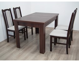 Zestaw do jadalni stół S-44 80x120 do 165 + 4 krzesła Boss VII