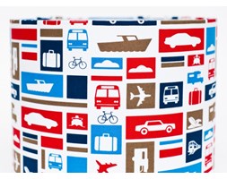 LAMPA DLA DZIECI TRANSPORT GRANATOWY