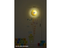 Lampa ścienna + naklejki na ścianę dla dzieci HM4-WSL-26RL13003