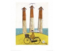 Sam Toft, Latarnie morskie, Pan Musztarda, Doris, reprodukcja, obraz, obrazek, plakat z rowerem, plakat z psem, złota rybka, plakaty, grafiki, grafika