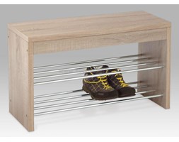 Półka na buty 2 piętra, chrom/sonoma, 83168-10 SON