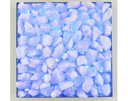 KINKIET LED RGB z KRYSZTAŁÓW SOLI 30x30 cm z PILOTEM KBSK3