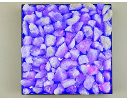 KINKIET LED RGB z KRYSZTAŁÓW SOLI 40x40 cm z PILOTEM KBSK4
