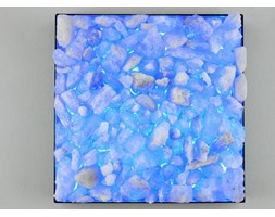 KINKIET LED RGB z KRYSZTAŁÓW SOLI 40x40 cm z PILOTEM KBYE4