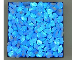 KINKIET LED RGB z KRYSZTAŁÓW SOLI 40x40 cm z PILOTEM KBBL4