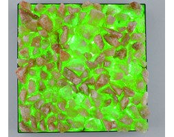 KINKIET LED RGB z KRYSZTAŁÓW SOLI 40x40 cm z PILOTEM KROR4