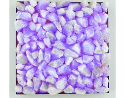 KINKIET LED RGB z KRYSZTAŁÓW SOLI 40x40 cm z PILOTEM KBOR4