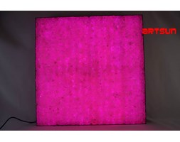KINKIET z KRYSZTAŁÓW SOLI 50x50 cm LED RGB z PILOTEM SK83