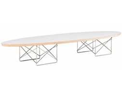 Stolik inspirowany Eames Elipse Table / biały