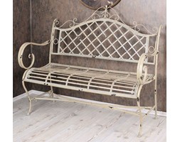 Duża Ławka Ogrodowa w Stylu Shabby Chic