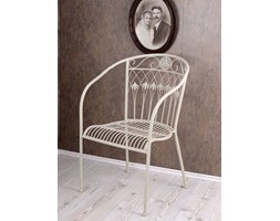 Ażurowy Fotel w Stylu Shabby Chic