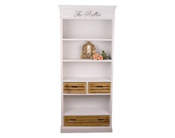 Wysoki Regal w Stylu Rustykalnym Shabby Chic