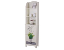 Oregano Regał z Szafką w Stylu Rustykalnym Shabby Chic