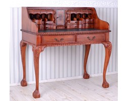 Mahoniowy Sekretarzyk w Stylu Kolonialnym