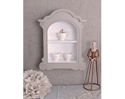 Uroczy Regał Ścienny w Stylu Shabby Chic