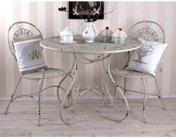 Zestaw Mebli Ogrodowych w Stylu Shabby Chic