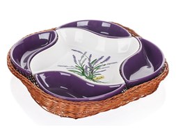 Banquet Lavender 5-częściowa miska do serwowania w koszyku