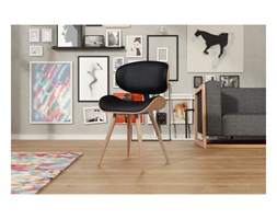 Krzesło ample dąb tapicerowane drewniane designerskie z