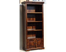 Regał na książki, kolonialna biblioteczka z palisandru
