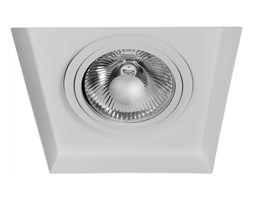 Light&More 1016 OPRAWA HALOGENOWA LED WPUSZCZANA OCZKO GIPSOWA POJEDYNCZA BIAŁY ES111 QR111 AR111 GU10 G53