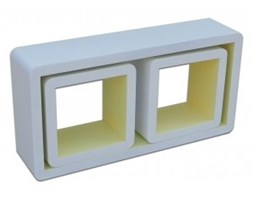 Regał CREATIVE CUBE CG3031 biało-żółty