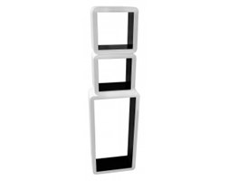 Regał CREATIVE CUBE CG3031 biało-czarny