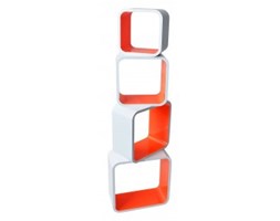Regał CREATIVE CUBE CG4001 biało-pomarańczowy