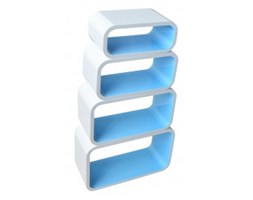 Regał CREATIVE CUBE CG4002 biało-niebieski