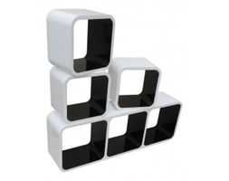 Regał CREATIVE CUBE CG4004 biało-czarny