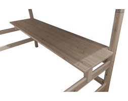 Biurko do wysokiego łóżka Classic krótszego, terra, wym 2x200x52cm