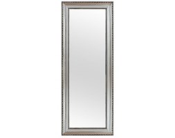 Srebrne lustro do przedpokoju 54x134